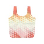 Abstract Floral Print Full Print Recycle Bag (S)