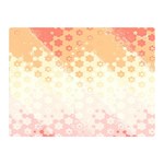 Abstract Floral Print Double Sided Flano Blanket (Mini) 