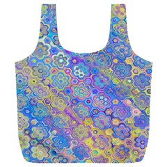 Boho Retro Wildflower Print Full Print Recycle Bag (XXXL) from ArtsNow.com Front