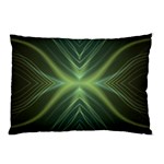 Abstract Green Stripes Pillow Case