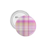 Pink Madras Plaid 1.75  Buttons
