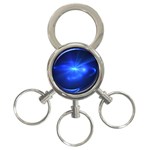 Blue Star 3-Ring Key Chain