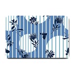Stripes Blue White Small Doormat 