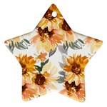 Sunflowers Ornament (Star)