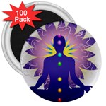 Chakra Design 3  Magnet (100 pack)