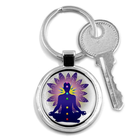 Chakra Design Key Chain (Round) from ArtsNow.com Front