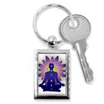 Chakra Design Key Chain (Rectangle)