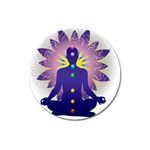 Chakra Design Magnet 3  (Round)
