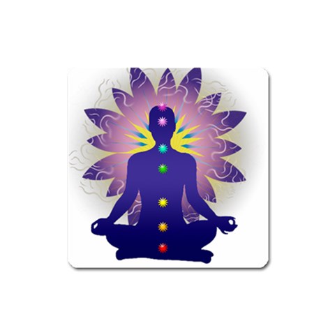 Chakra Design Magnet (Square) from ArtsNow.com Front