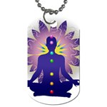 Chakra Design Dog Tag (One Side)