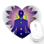 Chakra Design Heart Mousepad