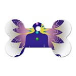 Chakra Design Dog Tag Bone (Two Sides)