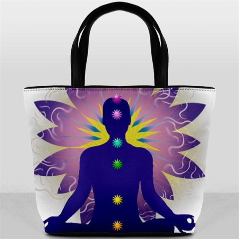 Chakra Design Bucket Bag from ArtsNow.com Back