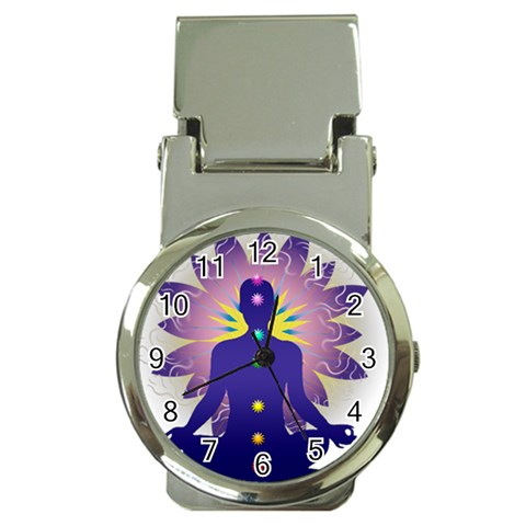 Chakra Design Money Clip Watch from ArtsNow.com Front