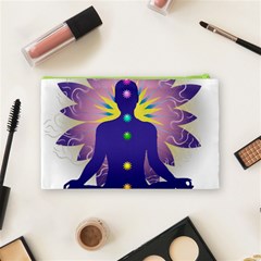 Chakra Design Cosmetic Bag (Medium) from ArtsNow.com Back