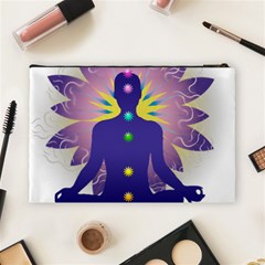 Chakra Design Cosmetic Bag (Large) from ArtsNow.com Back