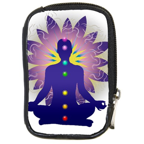 Chakra Design Compact Camera Leather Case from ArtsNow.com Front