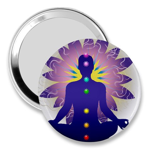 Chakra Design 3  Handbag Mirror from ArtsNow.com Front