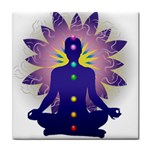 Chakra Design Tile Coaster