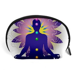 Chakra Design Accessory Pouch (Large) from ArtsNow.com Front