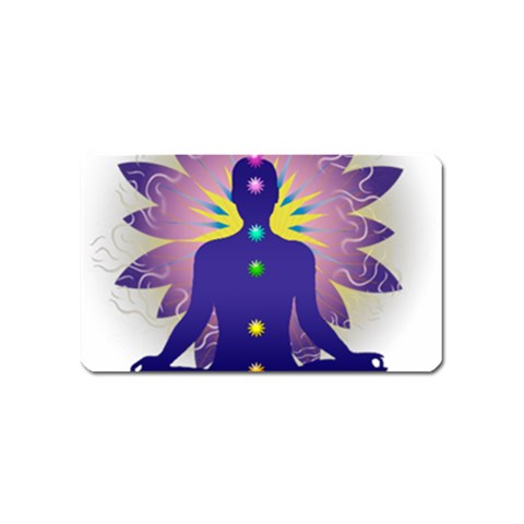 Chakra Design Magnet (Name Card) from ArtsNow.com Front