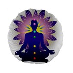 Chakra Design Standard 15  Premium Flano Round Cushion 
