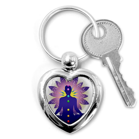 Chakra Design Key Chain (Heart) from ArtsNow.com Front