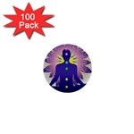Chakra Design 1  Mini Button (100 pack) 