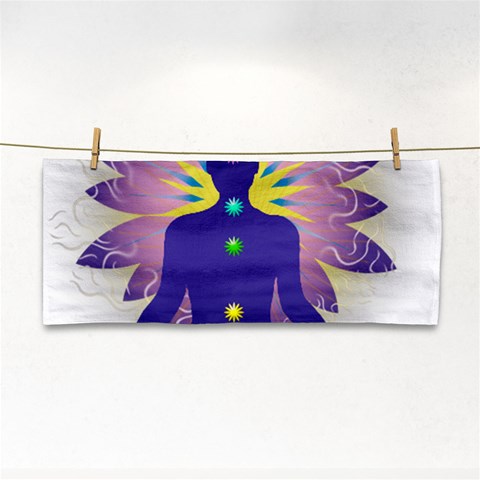Chakra Design Hand Towel from ArtsNow.com Front