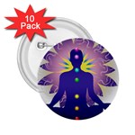 Chakra Design 2.25  Button (10 pack)