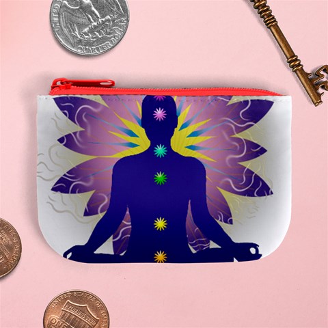 Chakra Design Mini Coin Purse from ArtsNow.com Front