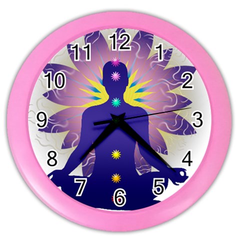 Chakra Design Color Wall Clock from ArtsNow.com Front