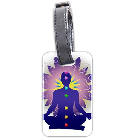 Chakra Design Luggage Tag (two sides) from ArtsNow.com Front