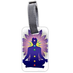 Chakra Design Luggage Tag (two sides) from ArtsNow.com Front
