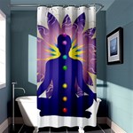 Chakra Design Shower Curtain 36  x 72  (Stall)