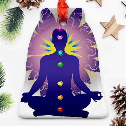 Chakra Design Ornament (Bell) from ArtsNow.com Front