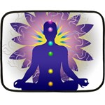 Chakra Design Double Sided Fleece Blanket (Mini)