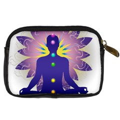 Chakra Design Digital Camera Leather Case from ArtsNow.com Back