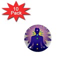 Chakra Design 1  Mini Magnet (10 pack) 