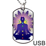 Chakra Design Dog Tag USB Flash (Two Sides)