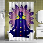 Chakra Design Shower Curtain 48  x 72  (Small)