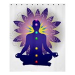 Chakra Design Shower Curtain 60  x 72  (Medium)