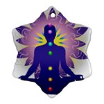 Chakra Design Ornament (Snowflake)