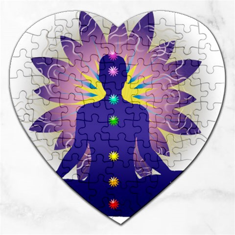Chakra Design Jigsaw Puzzle (Heart) from ArtsNow.com Front