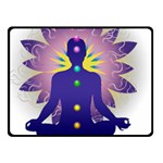 Chakra Design Double Sided Fleece Blanket (Small)