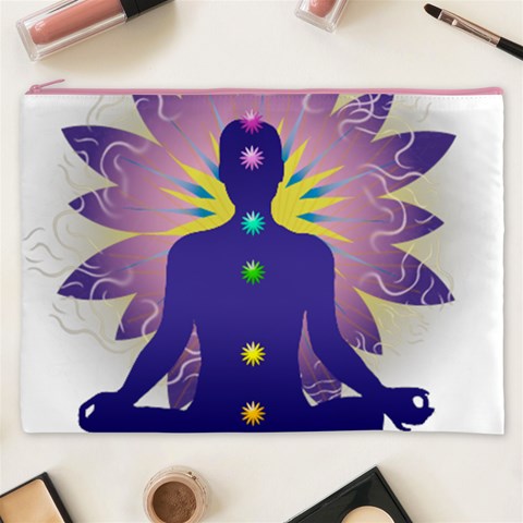 Chakra Design Cosmetic Bag (XXXL) from ArtsNow.com Front