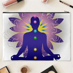 Chakra Design Cosmetic Bag (XXXL) from ArtsNow.com Back