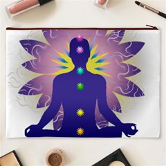 Chakra Design Cosmetic Bag (XXXL) from ArtsNow.com Back