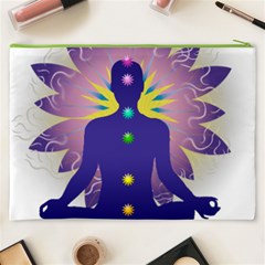 Chakra Design Cosmetic Bag (XXXL) from ArtsNow.com Back