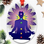 Chakra Oval Ornament (Two Sides)